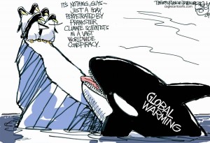 Denial! by Pat Bagley / The Salt Lake (UT) Tribune, Politicalcartoons.com