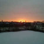 ‘dubbele zonsopgang’ boven Utrecht: stralend begin van een nieuw jaar